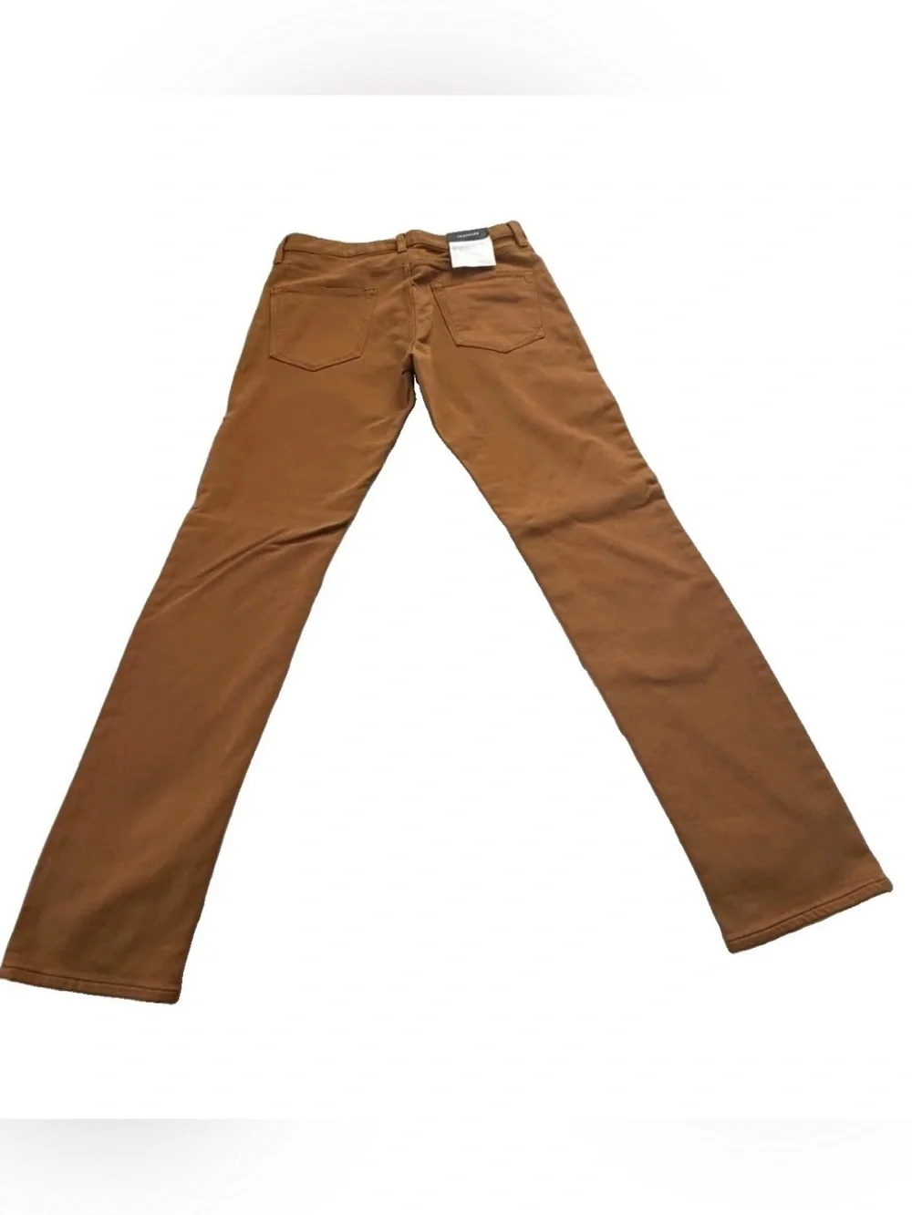 Men Banana Republic Skinny Traveler Pants Rust Brown 32Wx32L